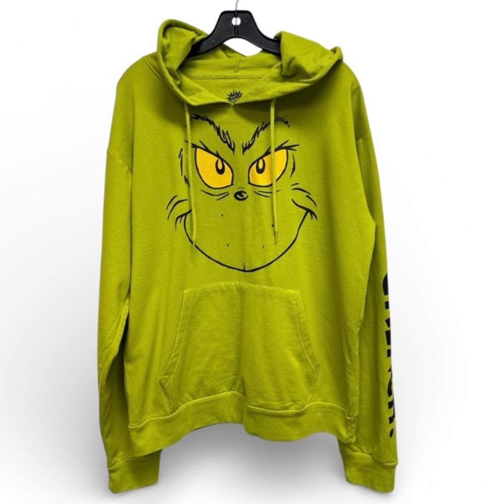 Grinch Green Iridescent Hoodie Medium